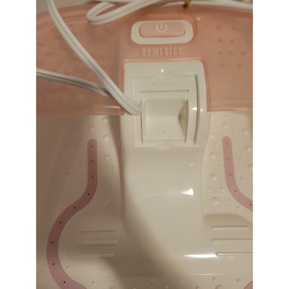 NIB Homedics Bubble Bliss Deluxe Foot Bath-Pink Foot Spa - Picture 6 of 6